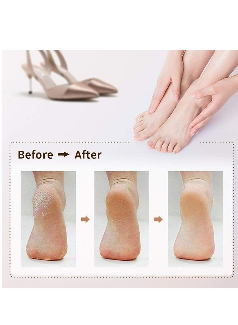 Captaintech Electric Callus Remover, Rechargeable Electronic Feet File Pedicure Foot File Foot Rasp with IPX7 Waterproof Design for Dry Cracked Dead Skin with 3 Roller Heads, 2 Speed - Image 3