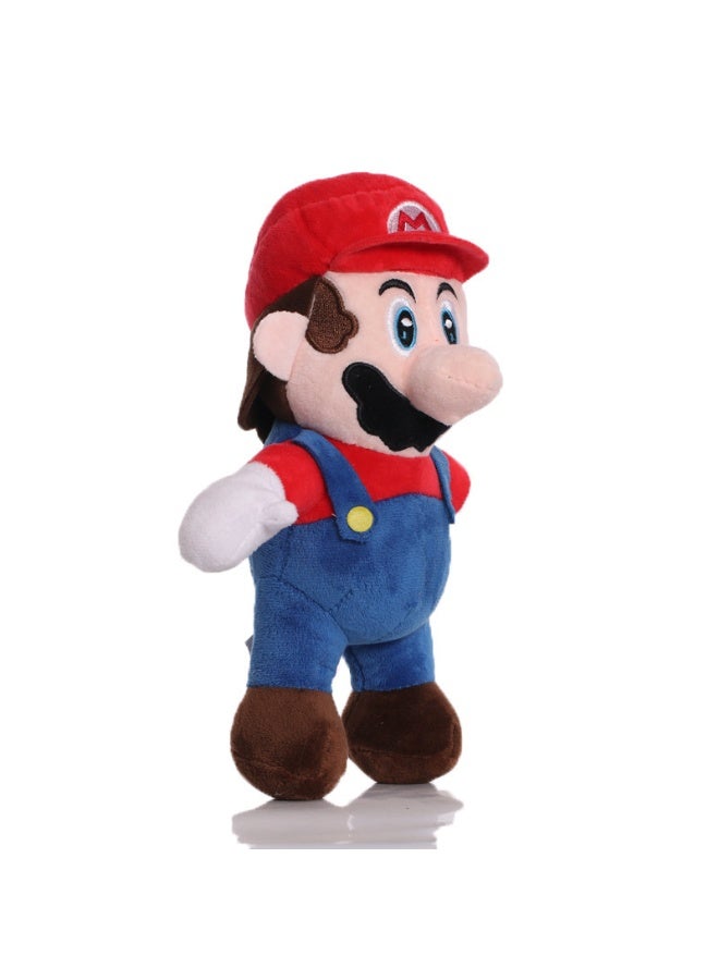 HALAMODO Adorable Plush Toy Doll Standing Plumber Mario - A 25cm Huggable Pillow, Perfect for Children's Gifts - Image 2