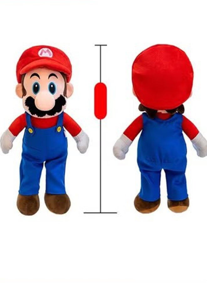 HALAMODO Adorable Plush Toy Doll Standing Plumber Mario - A 25cm Huggable Pillow, Perfect for Children's Gifts - Image 5