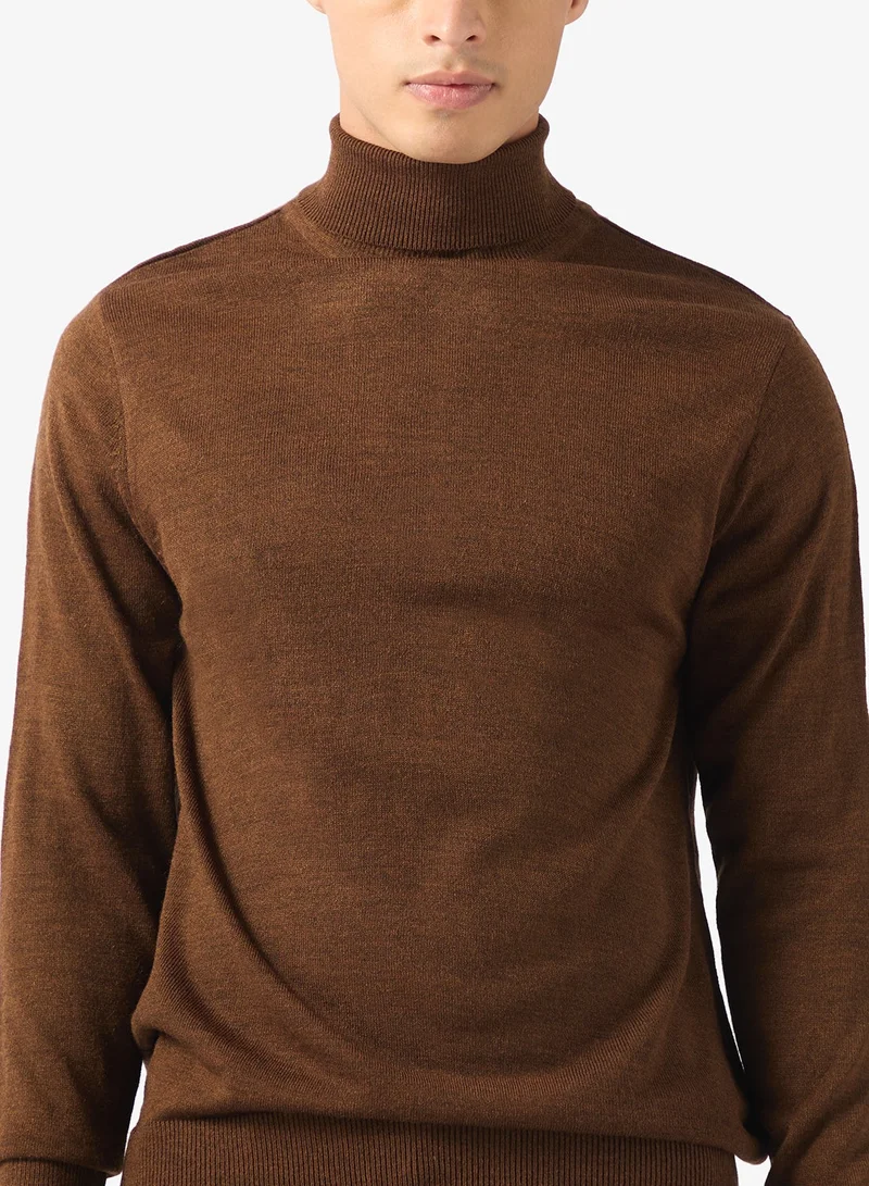 Robert Wood  Casual High Neck Pullover Sweater for Men | Best Price UAE