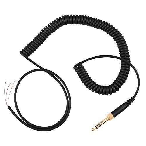 Richer-R Earphones Headphones Audio Spring Wire Coil Cable for 770/ 770Pro/ 990/ 990Pro - Image 1