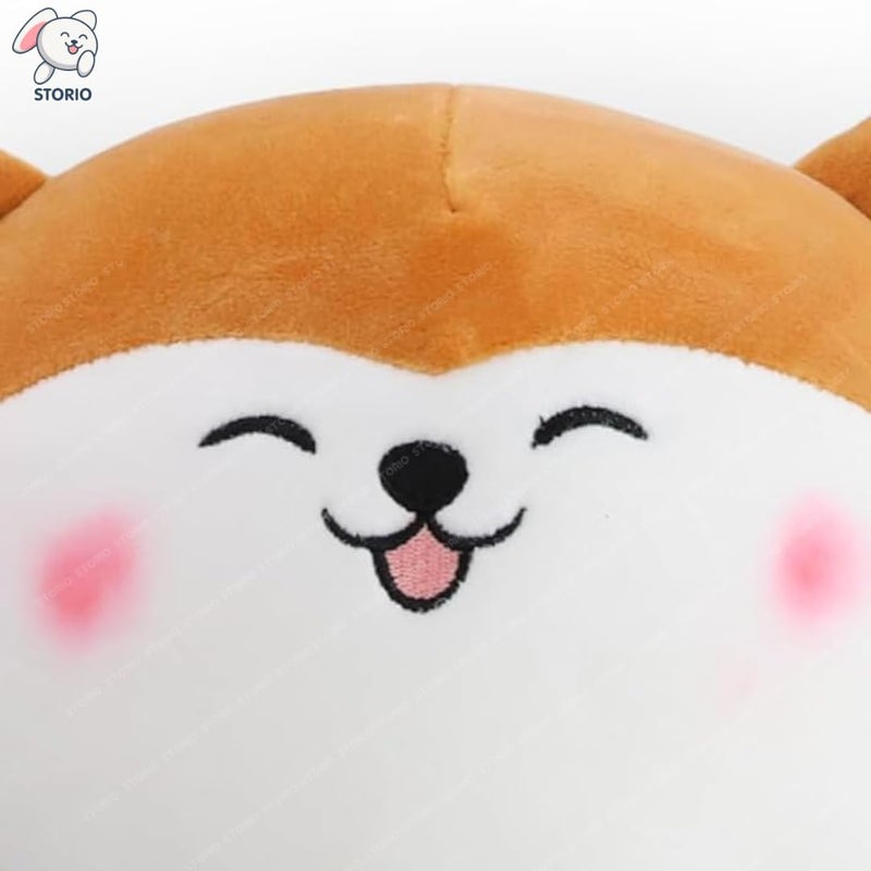 Storio لعبة قطة ناعمة مزينة بالزهور – 25 سم | لعبة حيوانات محشوة لطيفة للأطفال | دمية قطة محشوة رائعة للفتيات والفتيان | لعبة ناعمة للزينة في غرفة الأطفال والهدايا (عبوة من 1) - Image 5