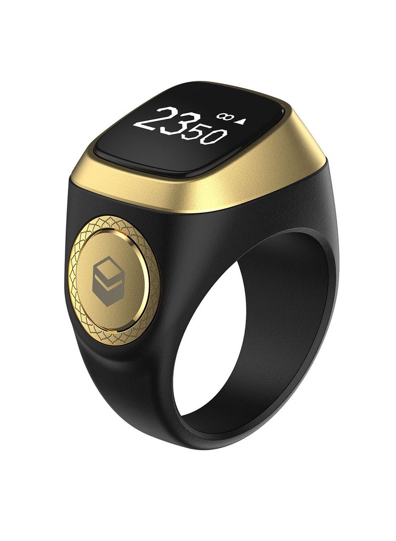 iQIBLA Smart Tasbih Plastic Zikr Lite Ring Black 18MM - Image 2
