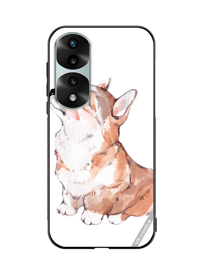 VR CREATIVE Protective Case Cover For Honor 70 Pro plus Cute Fox Design Multicolour - Image 1