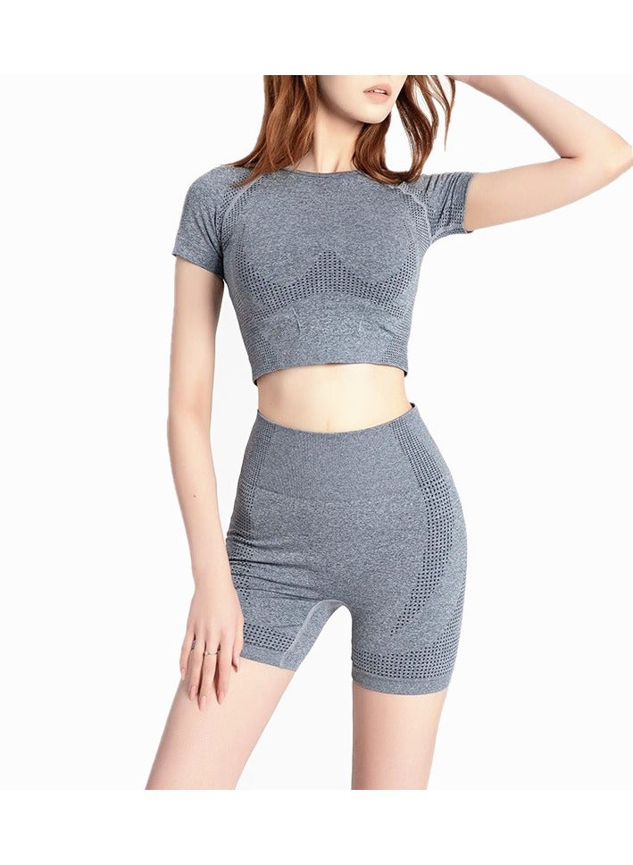 EBMINI New Pilates Yoga Training Fitness Clothing Set  - Image 2