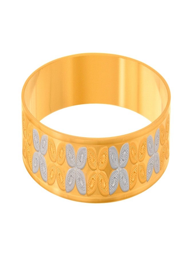 JFL - Traditional Ethnic One Gram Gold Plated Floral Designer Bangle for Girls & Women - Image 1