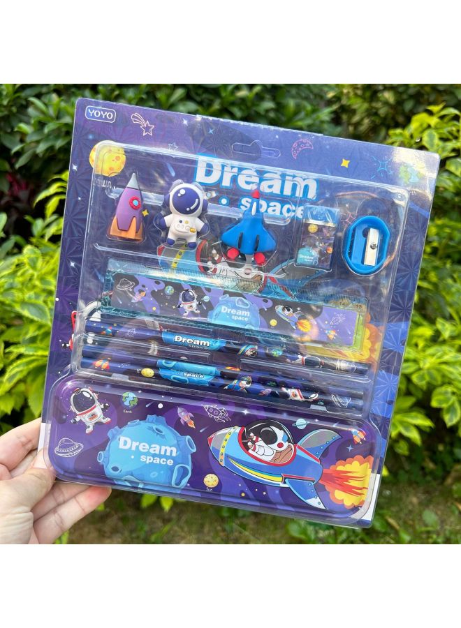 HJ Children's Gift Student Stationery Suit Gift Box School Supplies Pencil Case Pencil Practical Animal Stationery Gift Bag - Image 1