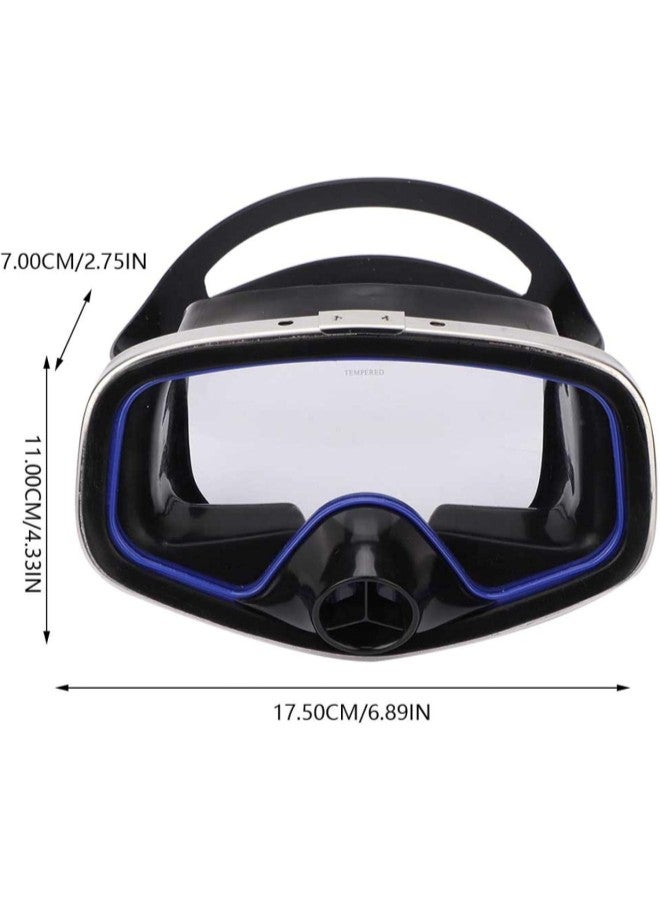 klarako Adult Professional Swim Antifog Goggles Diving Half Face Mask Snorkeling Glasses Equipment - Image 3