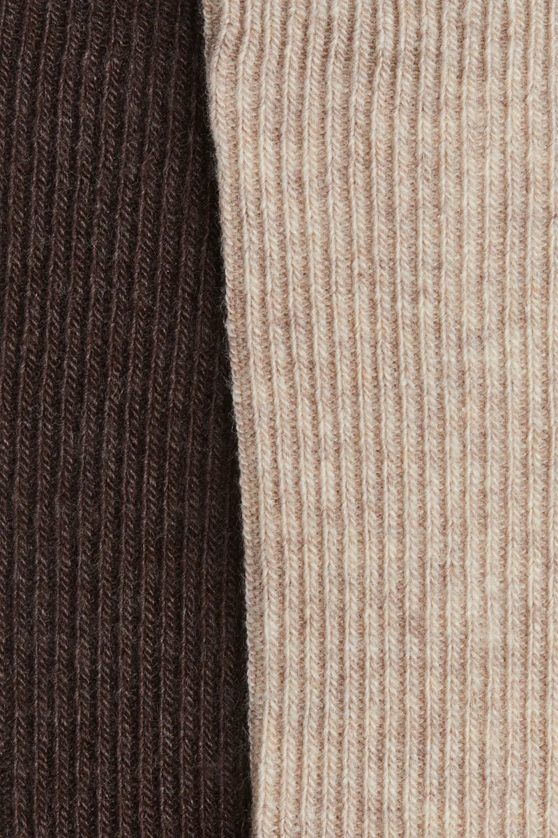 اتش اند ام جوارب بطول الركبة - عبوة من قطعتين