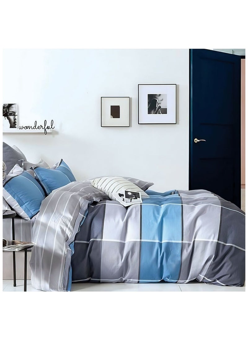 Family Bed Flat Bed sheet Set Cotton 4 pieces size 240 x 250 cm Model 198 from Family Bed 