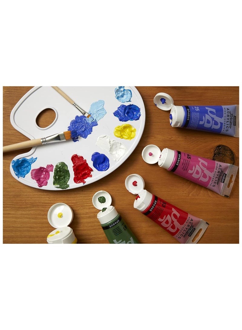 Pebeo Studio Acrylics Acrylic Paint Tube 100ml Content Titanium White - Image 4