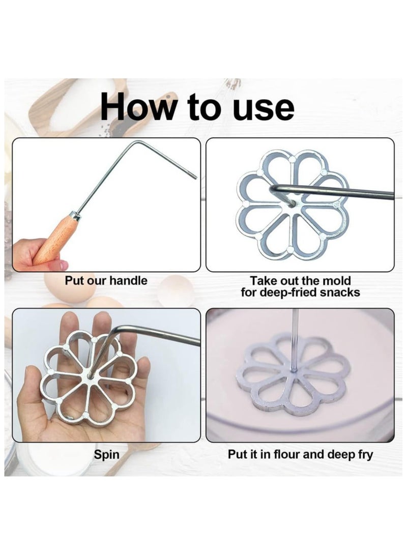 general Frying mold aluminum alloy non-stick spoon baking tools radish shredded shrimp cake spoon set oil dun kitchen tools - Image 2