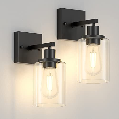 Licperron Clear Glass Replacement Shade 1 Pack, High Transmittance Cylinder Glass Lampshade Covers for Vanity lighting Fixtures Table Lamp Floor Lamp Chandelier Pendant Light - Image 5