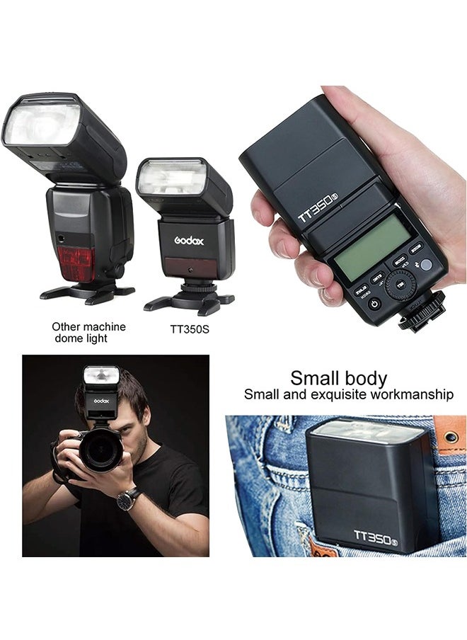 جودوكس Godox TT350S فلاش Speedlite لكاميرا سوني، 2.4G لاسلكي GN36 1/8000s HSS TTL فلاش كاميرا متوافق مع كاميرا Sony A7 A7R A7S A7-II A7-III A7R-II A7R-III A7S-II A6300 A6000 إلخ  - Image 5