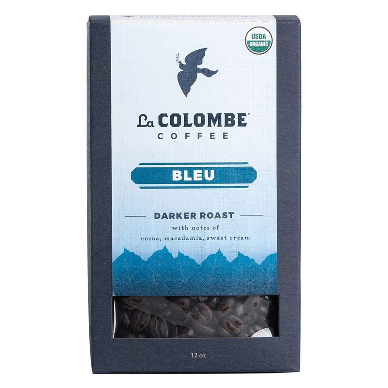 La Colombe Bleu Organic Dark Roast Whole Bean Coffee  Notes of Cocoa Macadamia  Sweet Cream 12 Ounce Pack of 1 - Image 3