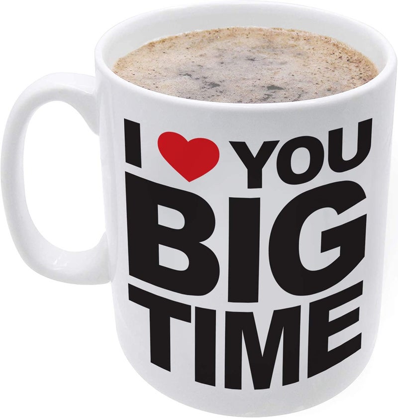 Rockin I Love You Mug Extra Large Coffee Mugs, oversized 28 ounces Giant Size Cup for Big drinks with Handle, Tall Novelty Gift Coffee Lovers XL Coffee Cups - Image 4