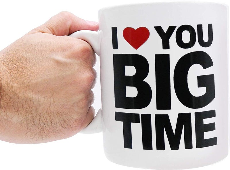 Rockin I Love You Mug Extra Large Coffee Mugs, oversized 28 ounces Giant Size Cup for Big drinks with Handle, Tall Novelty Gift Coffee Lovers XL Coffee Cups - Image 3