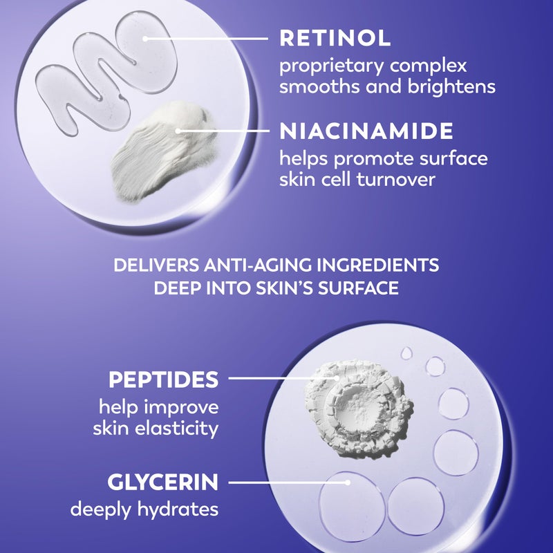 Olay Retinol 24 Face Moisturizer, Anti-Aging Night Cream for Women, Trial Size, Fragrance-Free, Non Greasy - Anti-Wrinkle, Smooth Fine Lines, Tightening Skin Care - Peptides, Glycerin, 0.5 Oz - Image 5