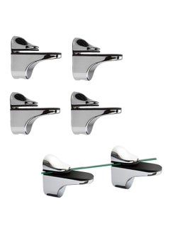 Y&D SYOSI 4Pcs Adjustable Glass Shelf Bracket for 3-20mm Thickness Support  - Image 1