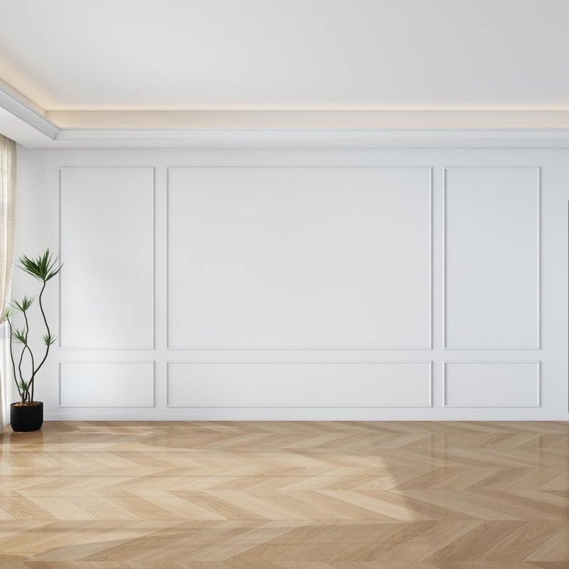 Pangda Peel and Stick Wall Molding Kit 3D Premade Accent Molding Wainscoting Panel for Interior Wall Moulding Decor Ready to Assemble Wainscoting Accent Panel3 Set35 x 68in 99 x 68in