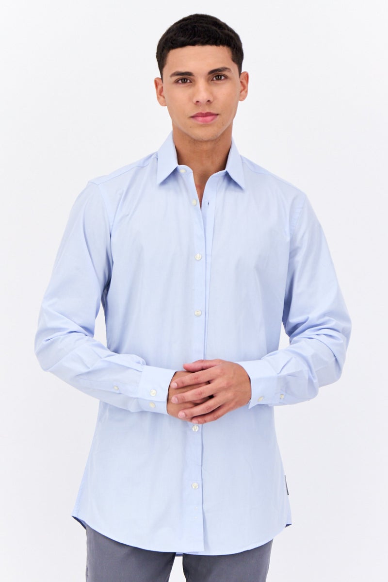 French Connection Men 2 Pcs Regular Fit Plain Long Sleeves Casual Shirt, White - Image 4