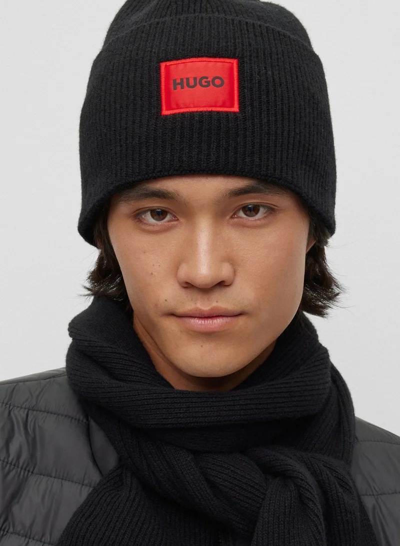 HUGO Logo Beanie