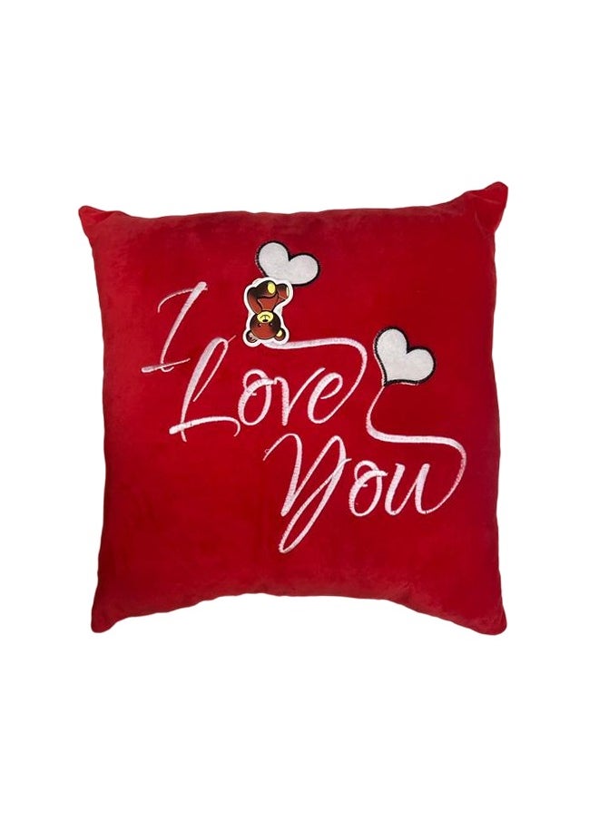 Share the Love I Love You - Red Cushion 