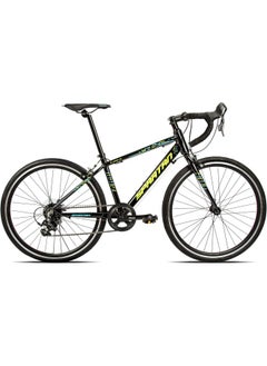 Spartan Jr Peloton Road Bicycle for Youth | 24 inch wheel size | 8 Speed Shimano gear| For teens and adults|Black  - Image 2