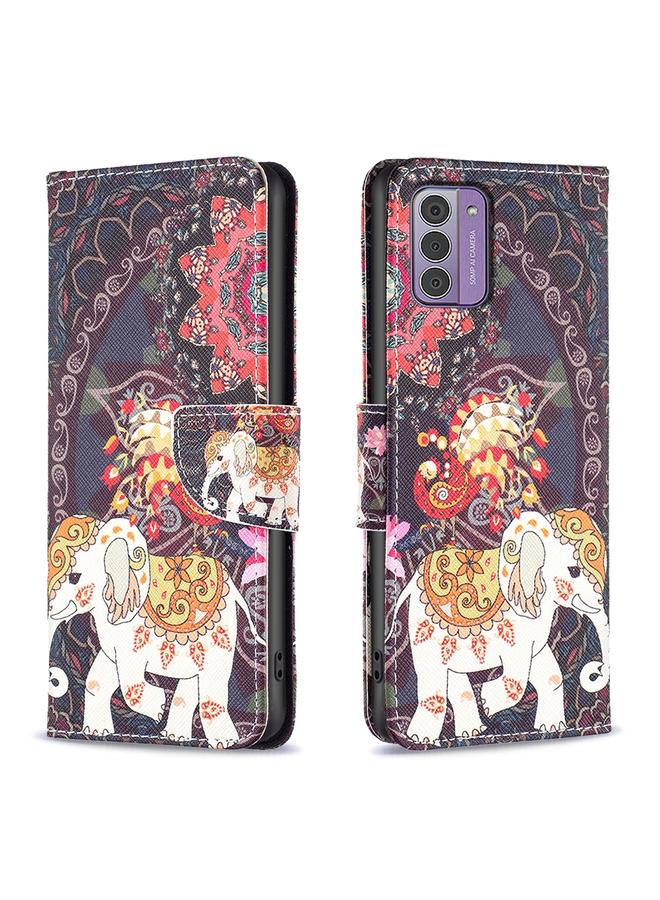 اس-توب جراب جلدي لهاتف نوكيا G42/G310 برسومات ملونة - Image 1