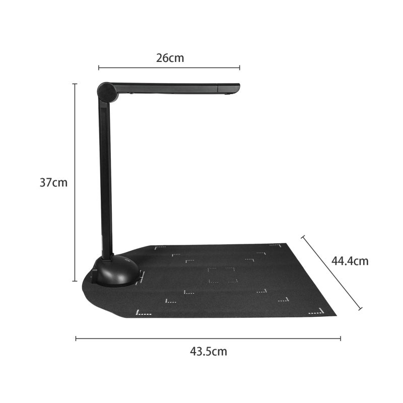 Document Camera: 16MP HD Auto-focus, A3/A4 Size Compatibility - Advanced OCR Software Book Scanner for Office, Educational Classroom Use - Image 4