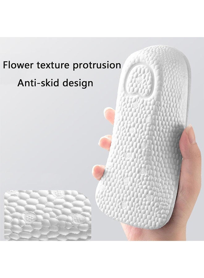 1 Pair Invisible Height Increasing Insoles, 3.5cm Heel Lift Foot Pads Invisible Hidden Soft Heel Cushion Inserts Insoles, Breathable Sports Shock Absorption Half Cushion Insoles for Men Women  - Image 4