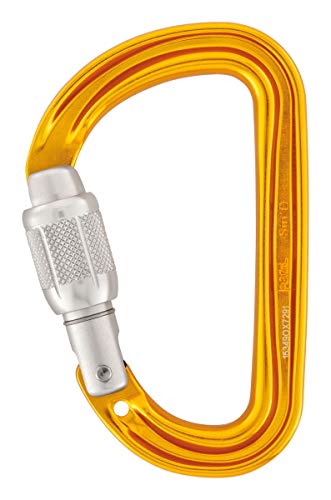 Petzl Sm'D Carabiner - Versatile, Lightweight, Compact, D-Shaped Locking Carabiner for Rock and Ice Climbing - Screw-Lock - Image 3