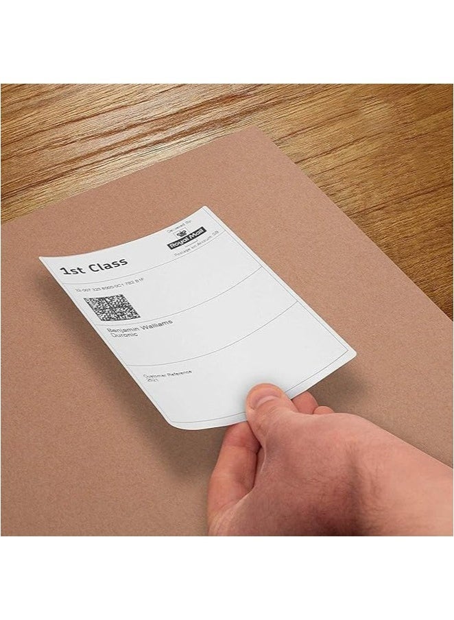 Generic Roll of 300 thermal sticker papers for thermal printers (policy printers),Shipping Label Paper Roll - 300 Thermal Stickers for Thermal Printers 10x15 CM - 4x6 inch A6 (Postal Printers) Compatible with All Shipping Companies - Image 2