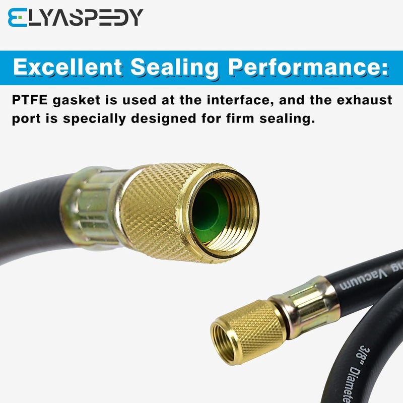 Elyaspedy 2024 Upgrade 3/8" Vacuum Hose - 5 Ft, Black - Image 5