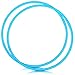 WinnerWhy 2 Pcs Toy Hoop Exercise Hoop Detachable Adjustable Plastic Toy Ring Playground Equipment for School Colored Circles Exercise Ring for Teens Dog Agility EquipmentBlue23 Inch - Image 2