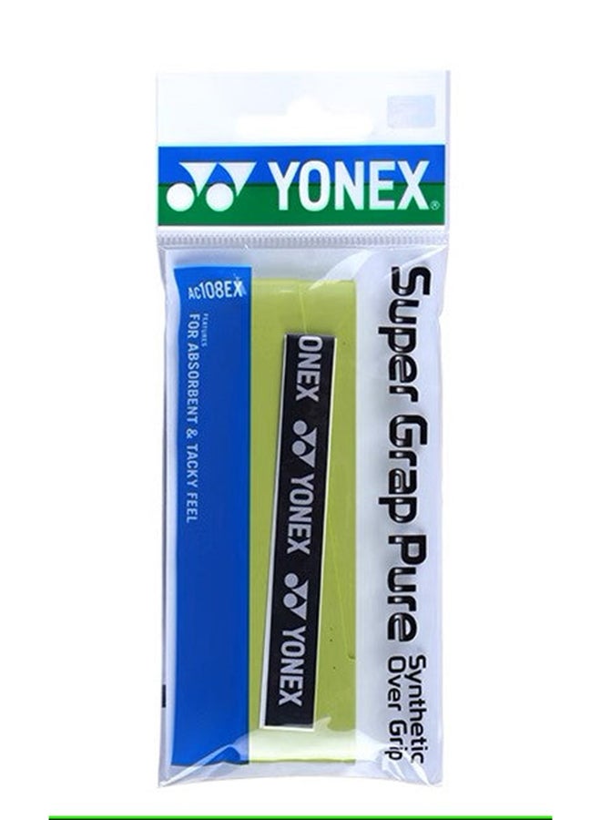 Yonex AC108EX Super Grap Pure Overgrip, Citrus Green - Image 2