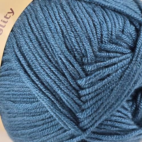 Yonkey Monkey 10-Pack of Yonkey Monkey 500 Grams Yarn - 70% Rayon derived from Bamboo, 30% Cotton - Imported - Cowboy Blue 9030 - Image 3