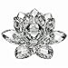 Amlong Crystal Amlong Crystal Crystal Lotus Flower with Gift Box, 5 Inch, Clear  - Image 2