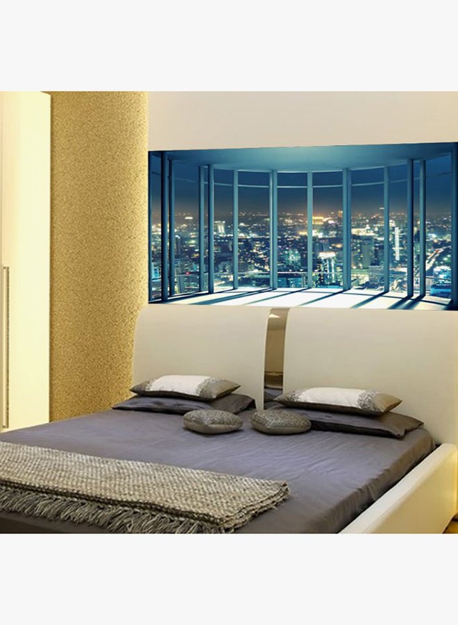 HOMEYAN 3D Window Scenery Wall Sticker Multicolour 180x90centimeter - Image 2