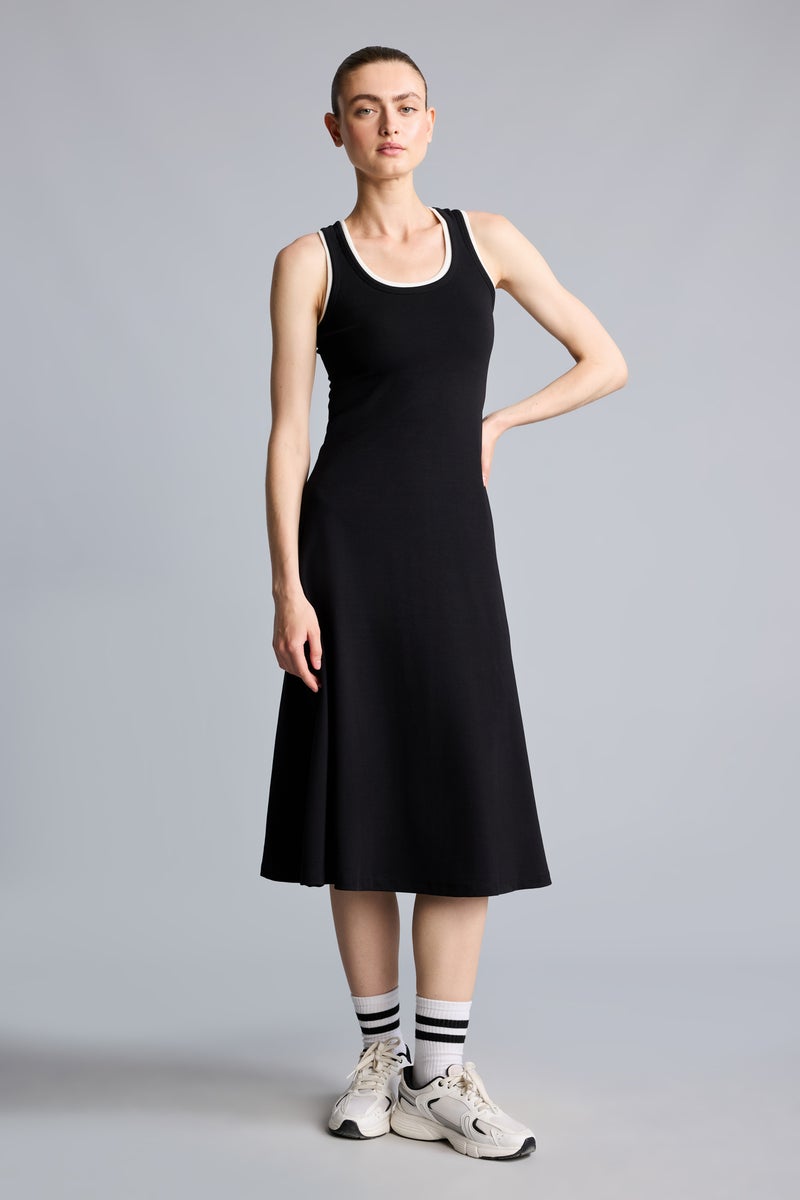 DeFacto Black Woman Standard Fit Dress Casual - Image 2