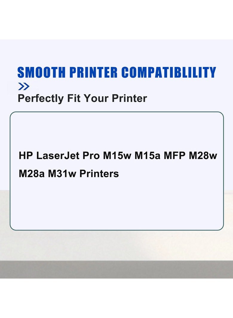 44A CF244A Toner Cartridge Compatible with HP Laserjet Pro M15a M15w M16a M16w M17a M17w MFP M28a M28w M29a M29w Printer Black (Set of 2)  - Image 2