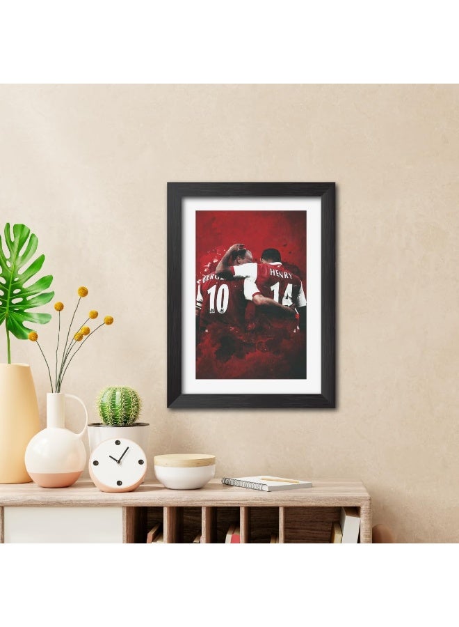 TenorArts ملصق مؤطر لأسطورة أرسنال تييري هنري وبيركامب من تينور آرتس - Image 3