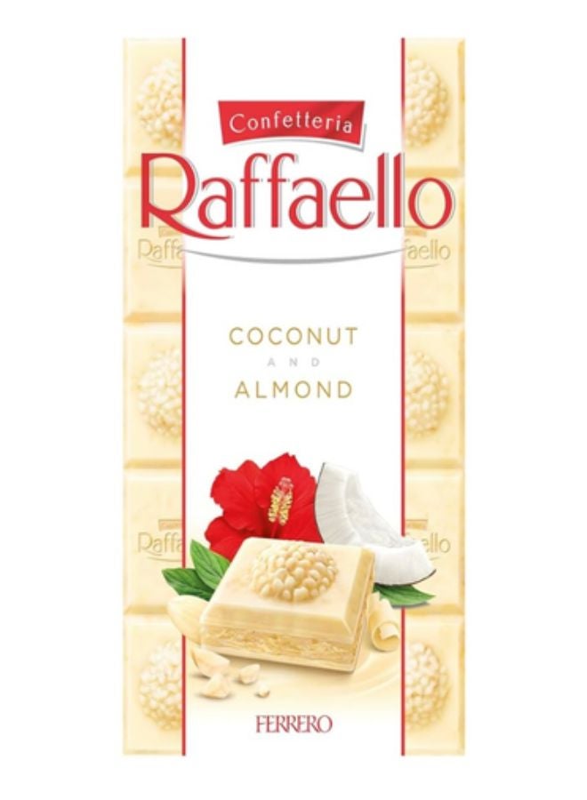 Coconut Almond White Chocolate Bar