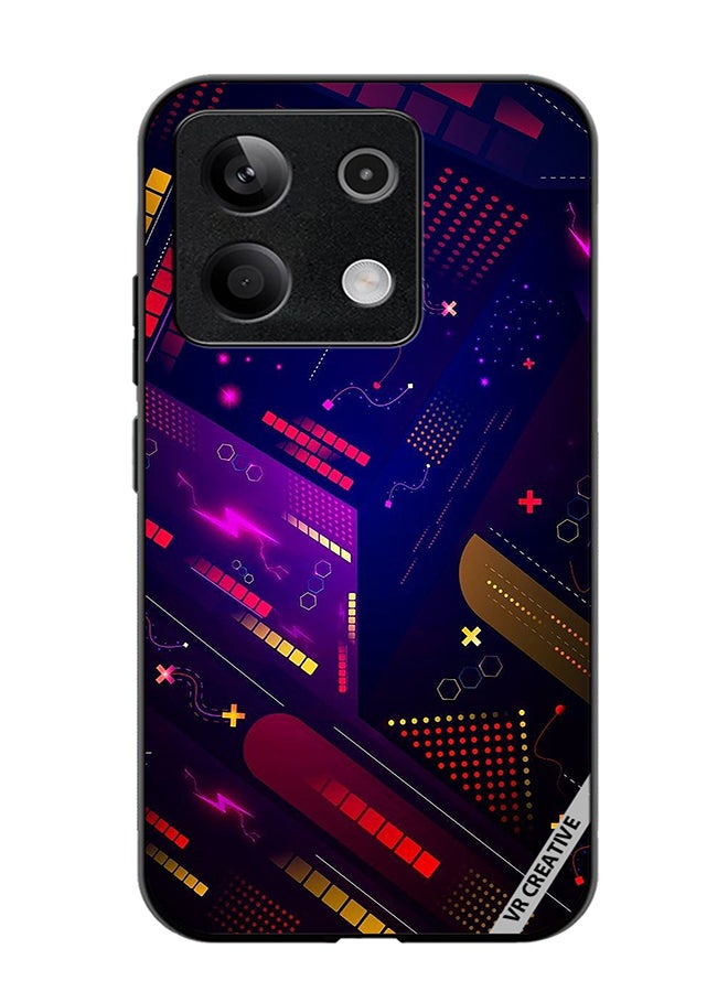VR CREATIVE Protective Case Cover For Xiaomi Poco X6 Abstract Design Multicolour - Image 1