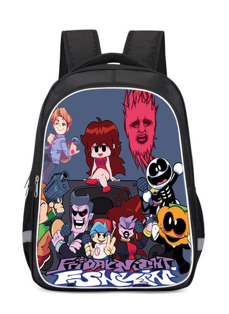 Generic - Friday Night Funkin Backpack Daypack Schoolbag Teen Boys School Book bag - Image 1