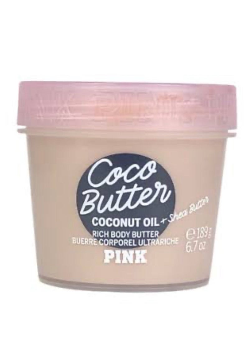 بينك زبدة الجسم بجوز الهند من بينك 189 جرام