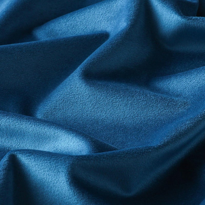 Mixhug Set of 2 Cozy Velvet Square Decorative Throw Pillow Covers for Couch and Bed, Blue, 18 x 18 Inches - Image 3