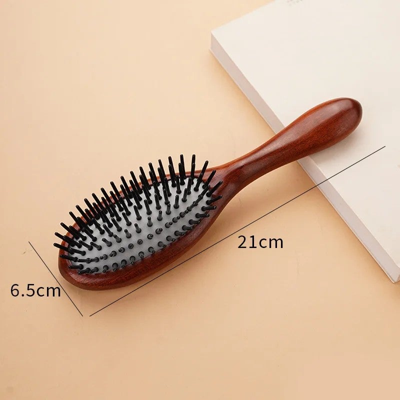 Y&D Natural Wooden Hair Comb - Detangling Hairbrushes for Home & Salon - Fashion Style Boxed Common Comb - Image 1