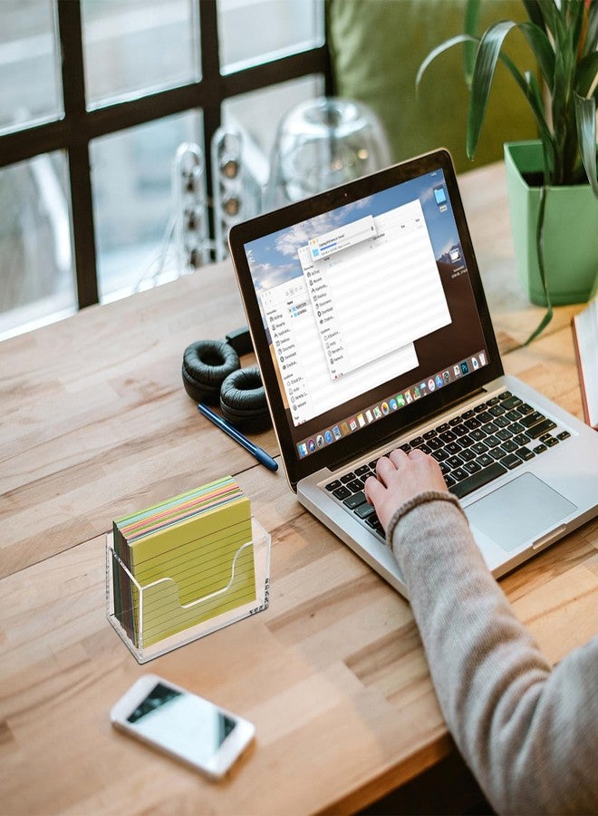 BTSKY 1PCS 3x5 Inch Acrylic Index Card Display Stand, Index Card Storage Rack For Home Business - Image 5