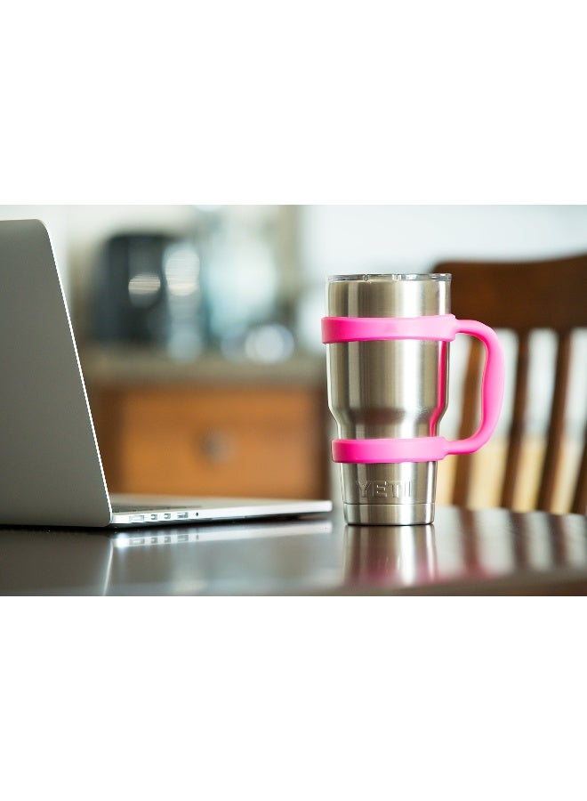STRATA CUPS 30oz Tumbler Handle (PINK) Available For 30oz YETI Tumbler, OZARK TRAIL, Rambler Tumbler- BPA FREE - Image 4